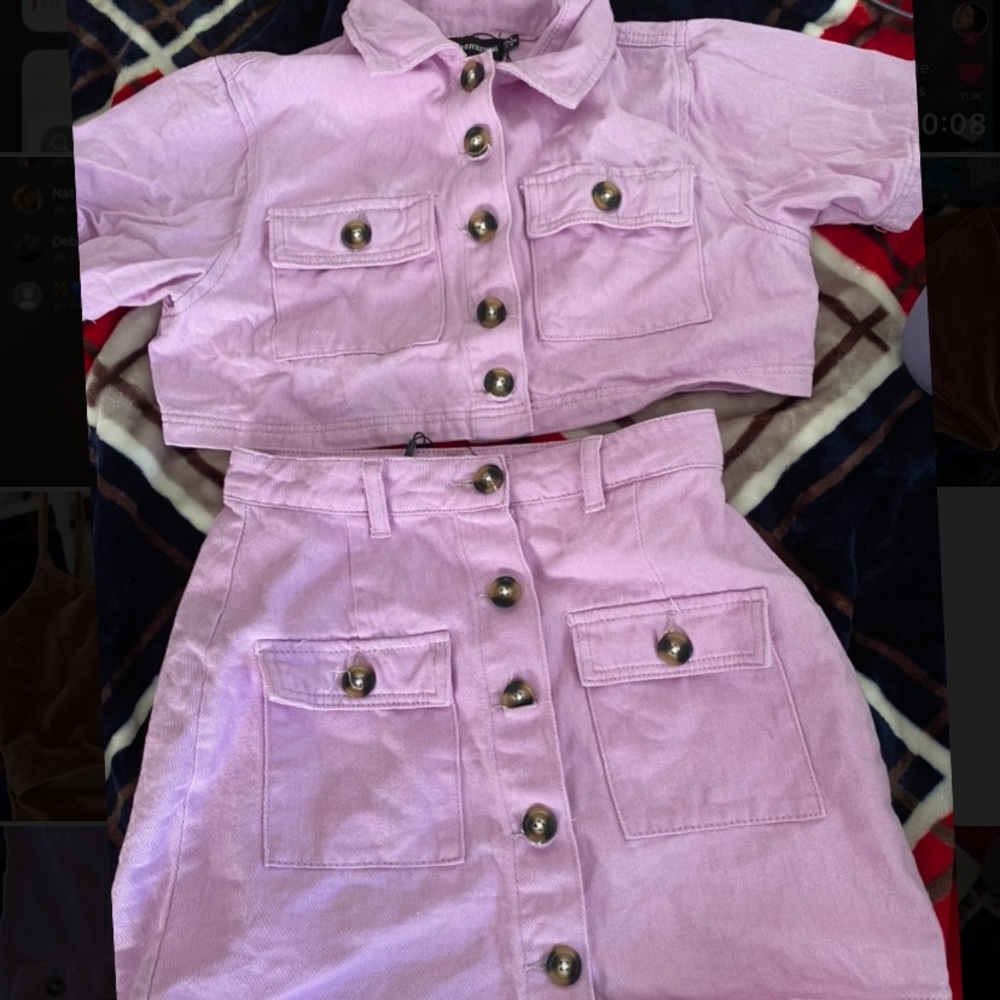 Lilac skirt set